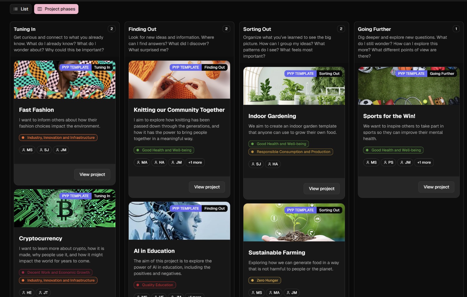 Feature showcase